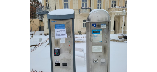Parkautomaten in Franzensbad